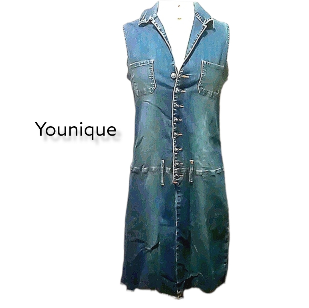 Younique Jeans dress sz M